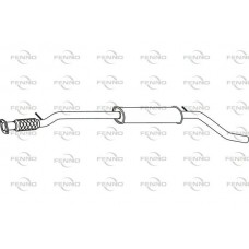 P22044 FENNO Середній глушник вихлопних газів