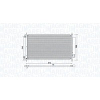 350203972000 MAGNETI MARELLI Конденсатор кондиціонера