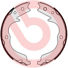 S 61 542 BREMBO Комплект гальмівних колодок, стояночная тормозная система