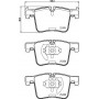 8DB355015781 HELLA BMW Колодки пер.X3 F25