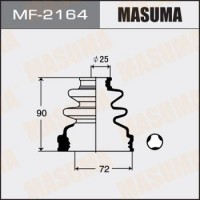 MF-2164 MASUMA Комплект пыльника, Привідний вал