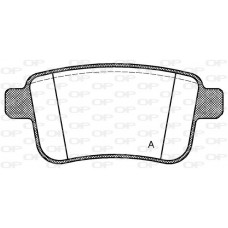 BPA1352.00 OPEN PARTS Комплект гальмівних колодок дисковий гальм