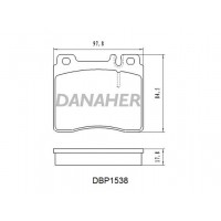 DBP1538 DANAHER Комплект гальмівних колодок дисковий гальм