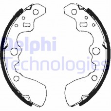 LS1710 DELPHI Комплект гальмівних колодок
