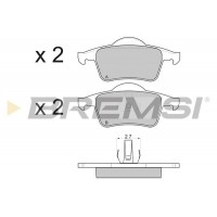 BP2843 BREMSI КомплеК т гальмівних колодок, дискове гальмо