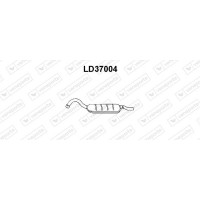LD37004 VENEPORTE Глушник вихлопних газів кінцевий