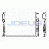 M-0170980 JDEUS Радіатор охолодження двигуна