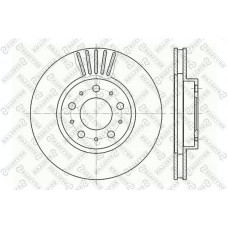 6020-4832V-SX STELLOX Гальмівний диск