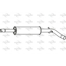 P5767 FENNO Середній глушник вихлопних газів