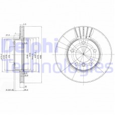 BG2623C DELPHI Гальмівний диск