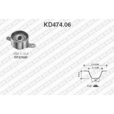 KD474.06 SNR Комплект ременя ГРМ