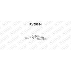 RV05184 VENEPORTE Глушник вихлопних газів кінцевий
