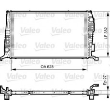 735279 VALEO Радіатор охолодження двигуна