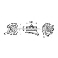 MS8674 AVA QUALITY COOLING Вентилятор салону