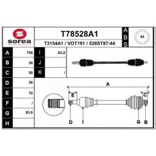 T78528A1 EAI Привідний вал