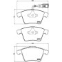 P 85 081 BREMBO Комплект гальмівних колодок дисковий гальм