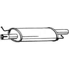 233-575 BOSAL Середній глушник вихлопних газів