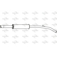P19029 FENNO Середній глушник вихлопних газів