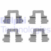 LX0379 DELPHI Комплектуючі колодки дискового гальма