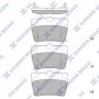 SP1457 Hi-Q Комплект гальмівних колодок дисковий гальм