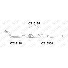 CT15148 VENEPORTE Ремонтна трубка каталізатор