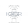 181972 ICER Комплект гальмівних колодок дисковий гальм