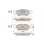 704-20010P IAP QUALITY PARTS Комплект гальмівних колодок дисковий гальм