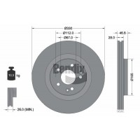 BDS1954HC BENDIX Braking Гальмівний диск
