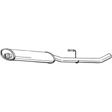 282-331 BOSAL Середній глушник вихлопних газів