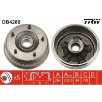 DB4280 TRW Гальмівний барабан