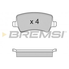 BP3298 BREMSI Комплект гальмівних колодок дисковий гальм