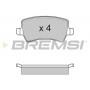 BP3298 BREMSI Комплект гальмівних колодок дисковий гальм