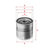 S 3584 R SOFIMA Масляний фільтр
