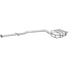 290-161 BOSAL Глушник вихлопних газів кінцевий