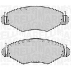 363916060201 MAGNETI MARELLI Комплект гальмівних колодок дисковий гальм