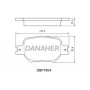 DBP1804 DANAHER Комплект гальмівних колодок дисковий гальм