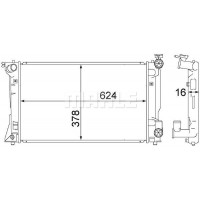 CR 1529 000S MAHLE Радіатор охолодження двигуна