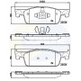 CBP02316 COMLINE Комплект гальмівних колодок дисковий гальм
