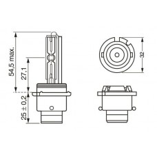 1 987 302 910 BOSCH Лампа розжарювання, Основна фара