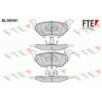 BL2683A1 FTE Комплект гальмівних колодок дисковий гальм