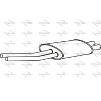 P36099 FENNO Середній глушник вихлопних газів
