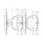 0 986 424 584 BOSCH Комплект гальмівних колодок дисковий гальм