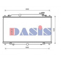 110092N AKS DASIS Радіатор охолодження двигуна