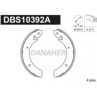 DBS10392A DANAHER Комплект гальмівних колодок