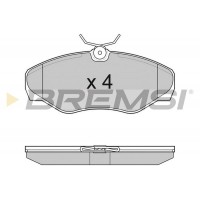 BP3012TR BREMSI Комплект гальмівних колодок дисковий гальм