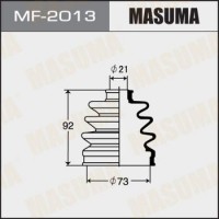 MF-2013 MASUMA Комплект пыльника, Привідний вал