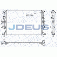 M-0121270 JDEUS Радіатор охолодження двигуна