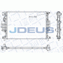 M-0121270 JDEUS Радіатор охолодження двигуна
