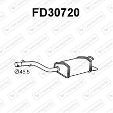 FD30720 VENEPORTE Глушник вихлопних газів кінцевий