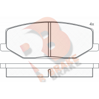 RB0468 R BRAKE Комплект гальмівних колодок дисковий гальм